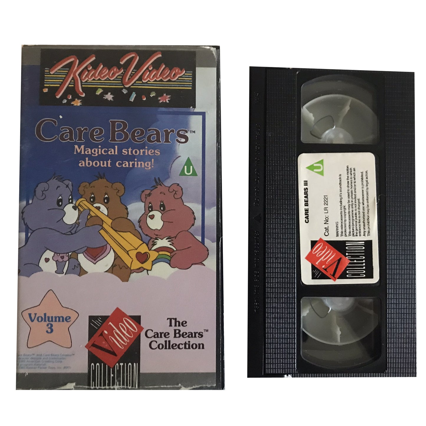 Care Bears 3 - The Video Collection - LR2221 - Kids - Pal - VHS-