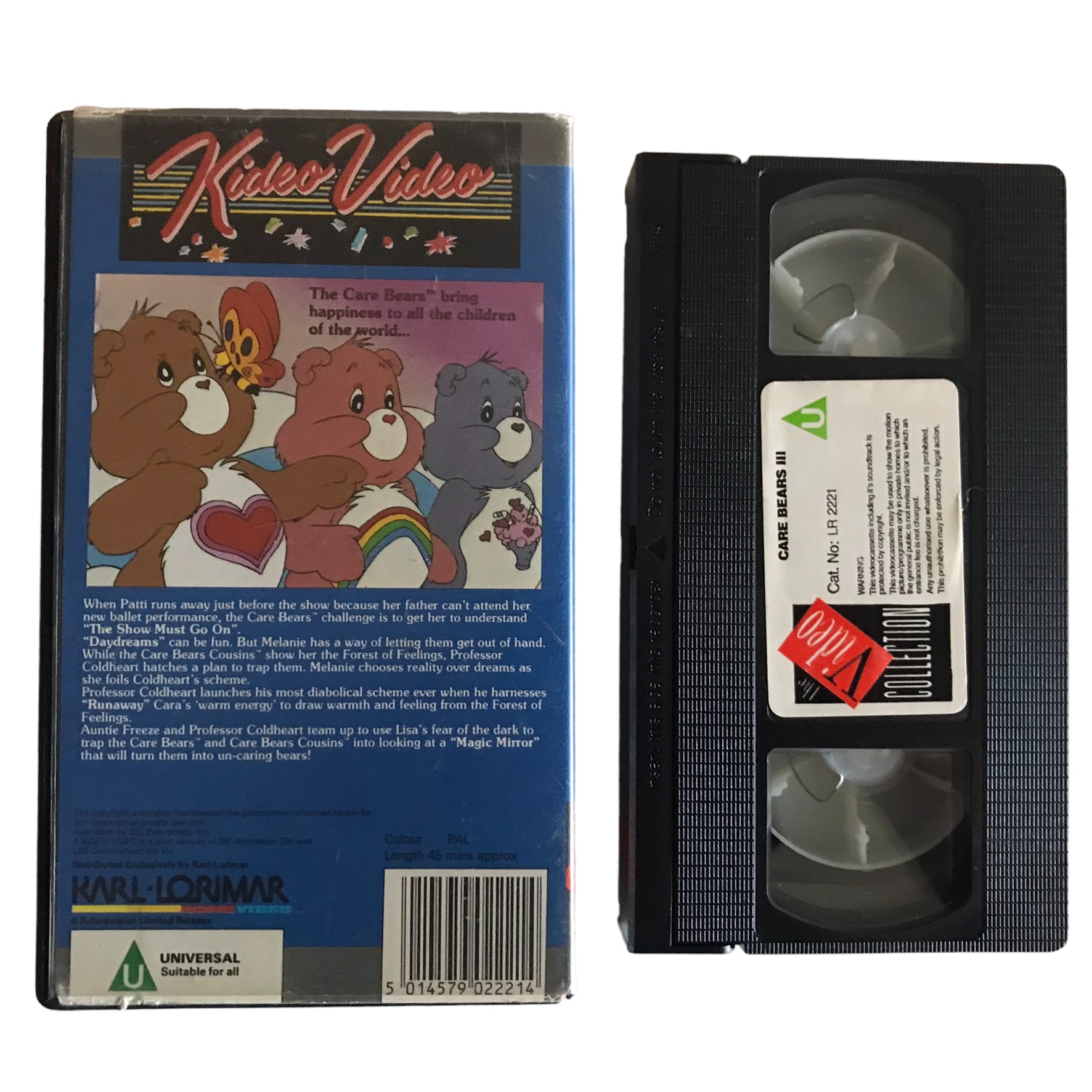 Care Bears 3 - The Video Collection - LR2221 - Kids - Pal - VHS-