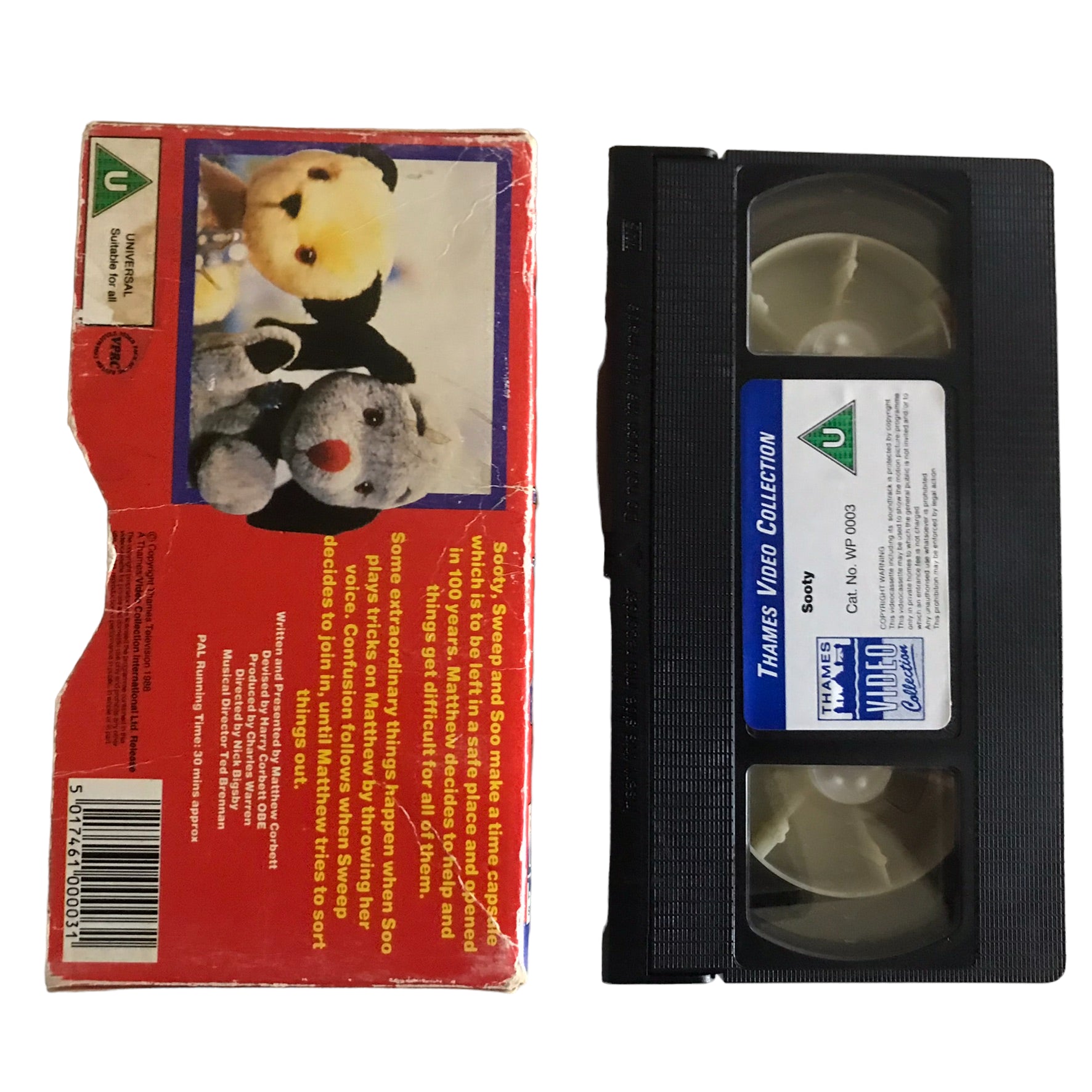 Sooty - Time Capsule - Matthew Corbett - Thames/Video Collection - Kids - Pal - VHS-