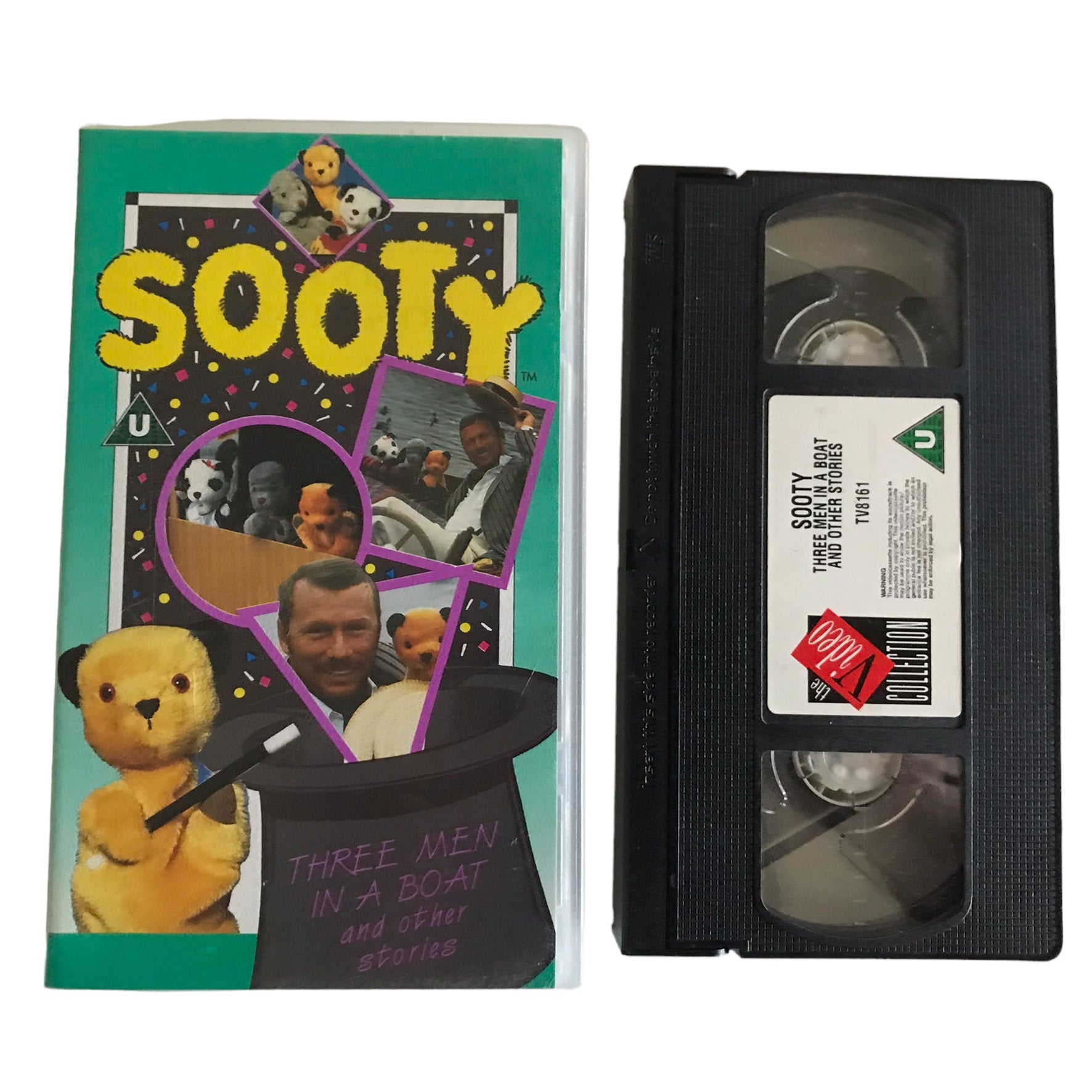 Sooty - Three Men In A Boat And Other Stories - Matthew Corbett - Thames/Video Collection - Kids - Pal - VHS-