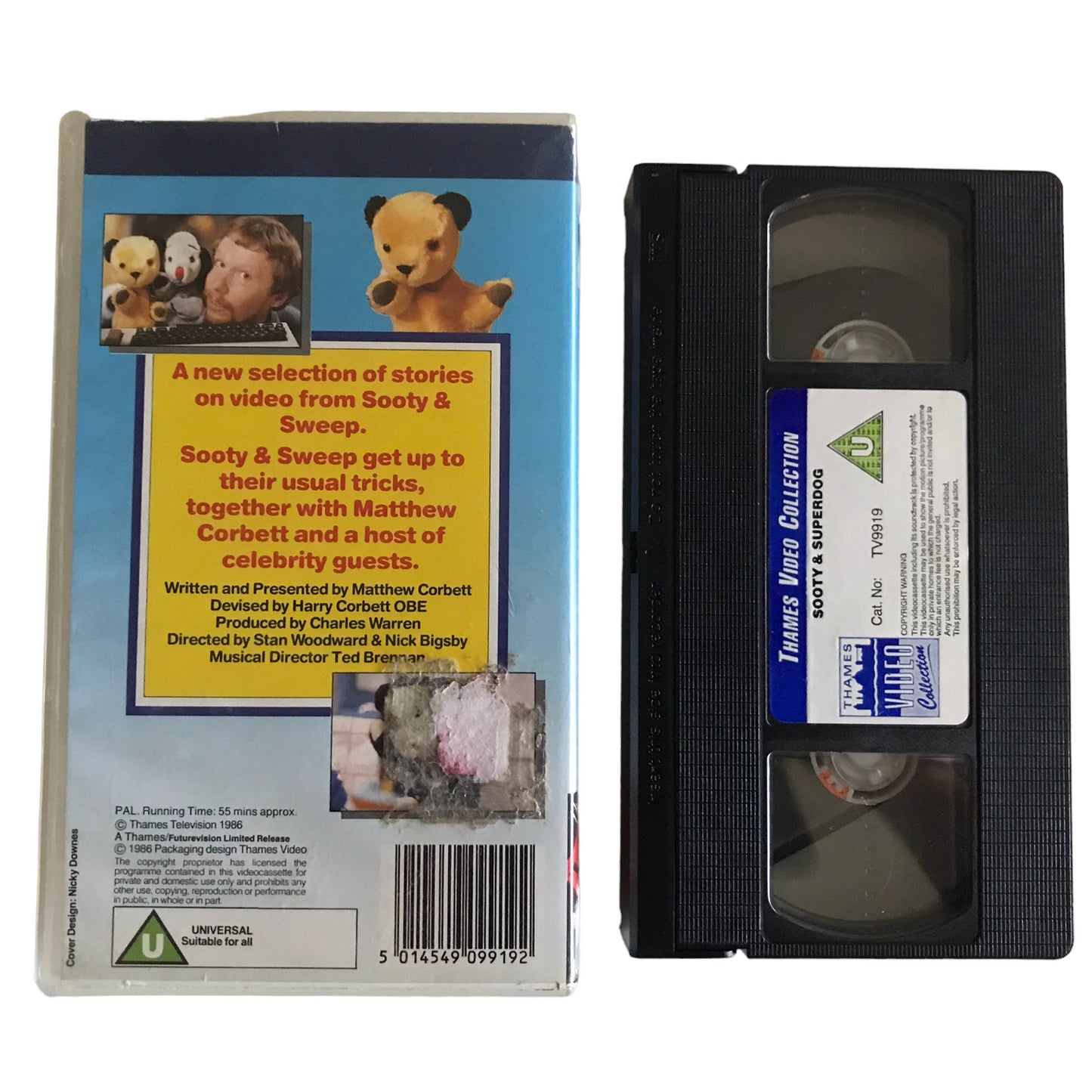 Sooty & Superdog - Matthew Corbett - Thames/Video Collection - Kids - Pal - VHS-