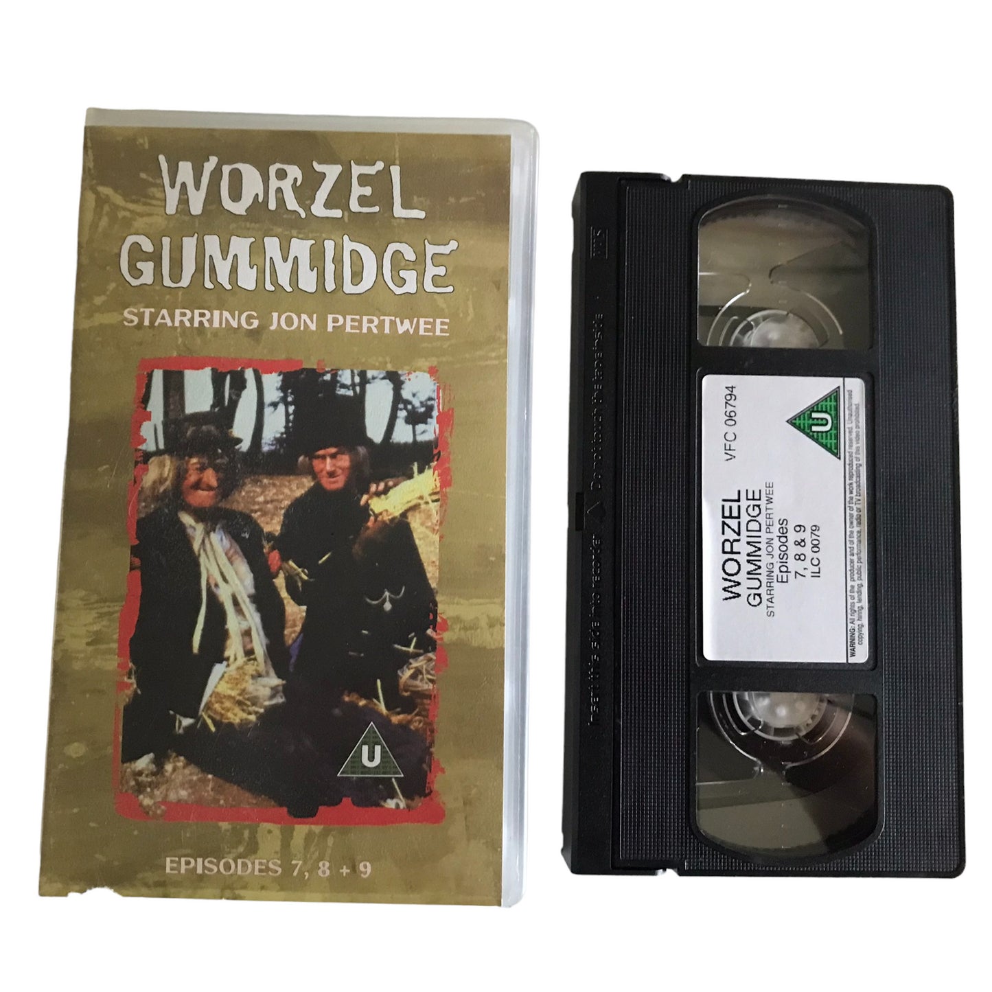 Worzel Gummidge - Jon Pertwee - Jon Pertwee - ilc Primetime - Kids - Pal - VHS-