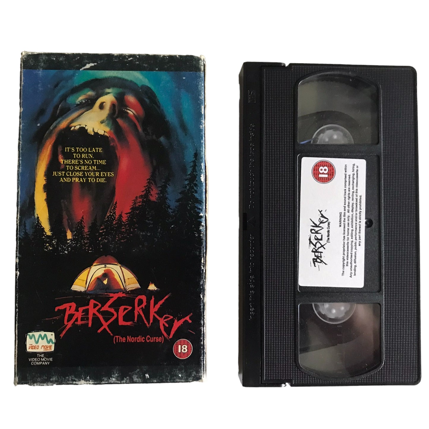 Berserker - Joseph Alan - The Video Movie - Horror - Pal - VHS-