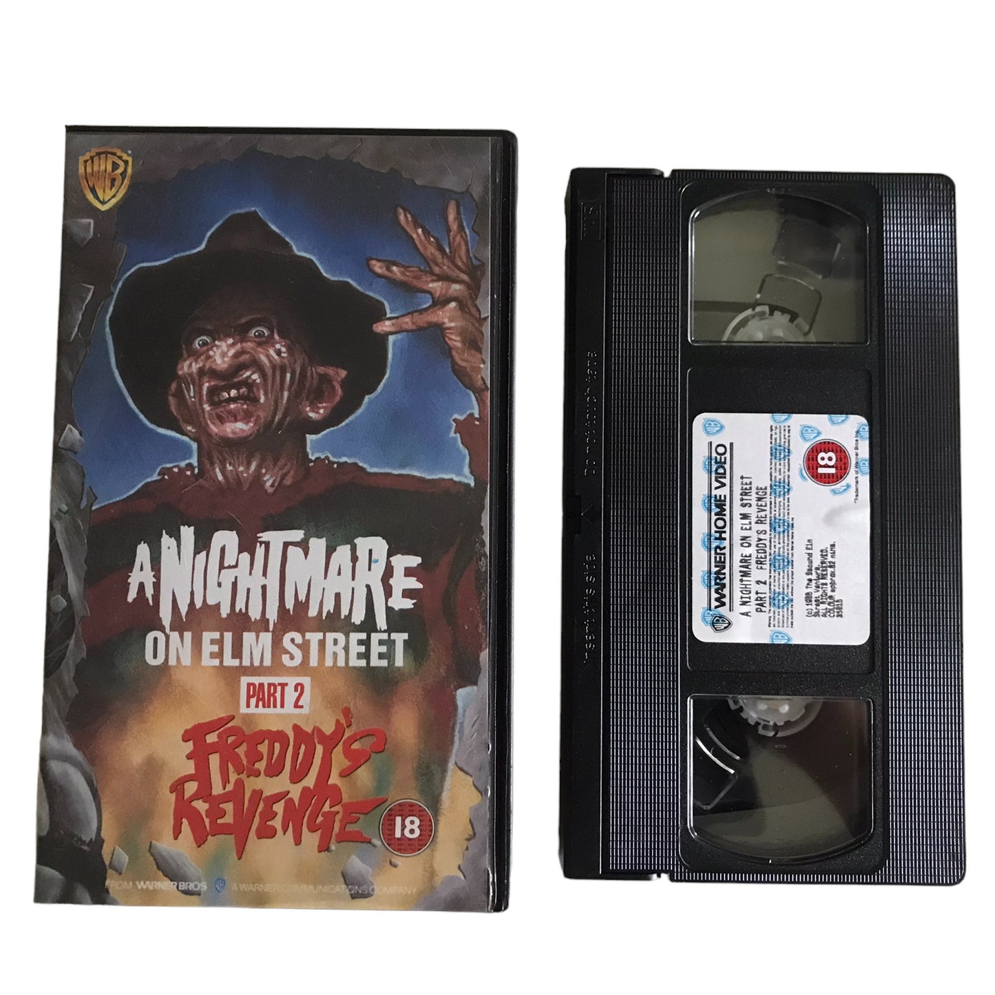 A Nightmare On ELM Street Part - 2 Freddy's Revenge - Mark Patton - Warner Home Video - Horror - Pal - VHS-