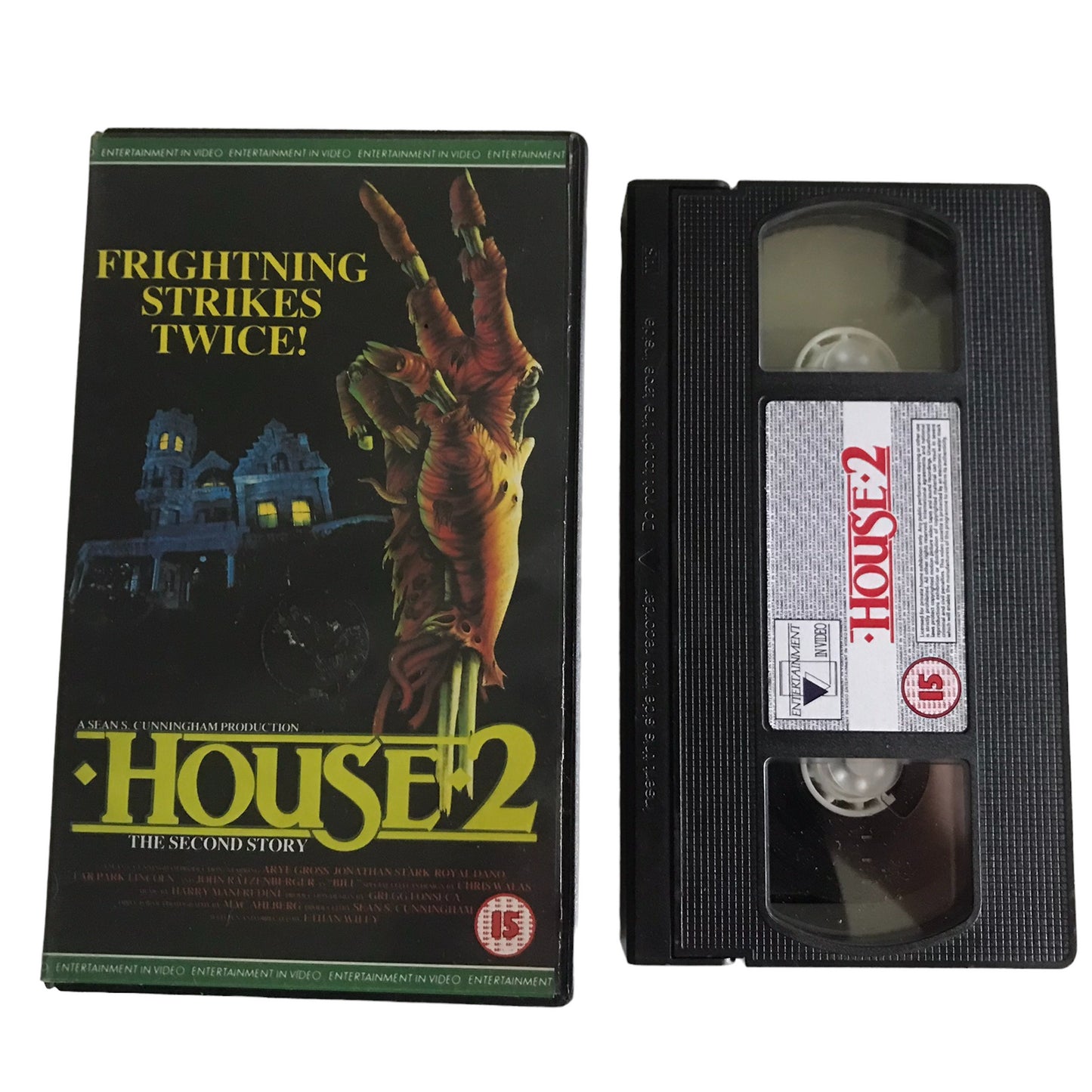 House - 2 - Arye Gross - Entertainment Video - Horror - Pal - VHS-