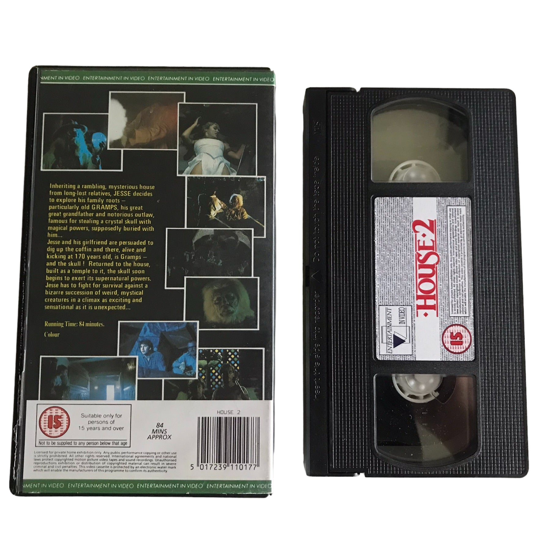 House - 2 - Arye Gross - Entertainment Video - Horror - Pal - VHS-