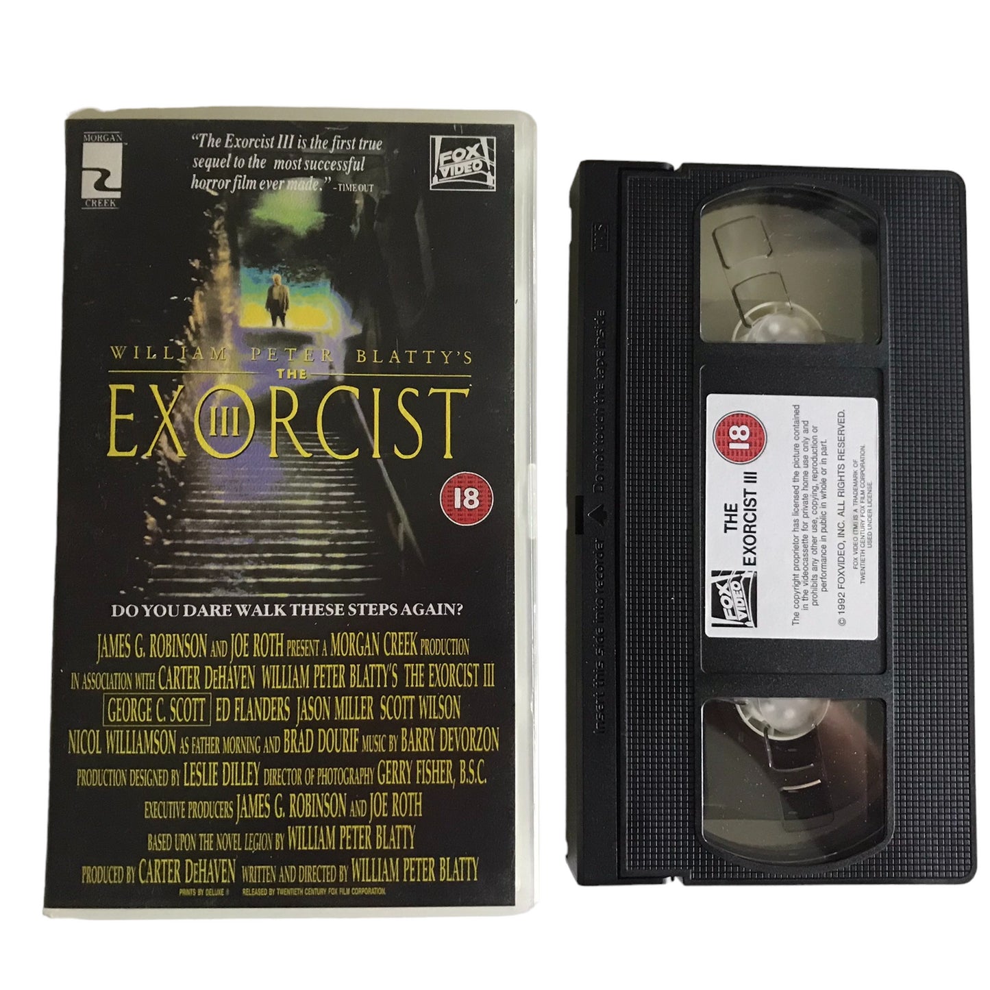 The Exorcist 3 - George C. Scott - FOX VIDEO - Horror - Pal - VHS-