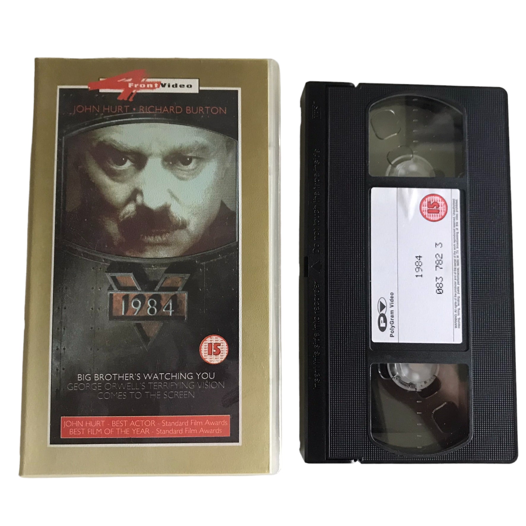 1984 - John Hurt - PolyGram Video - Horror - Pal - VHS-