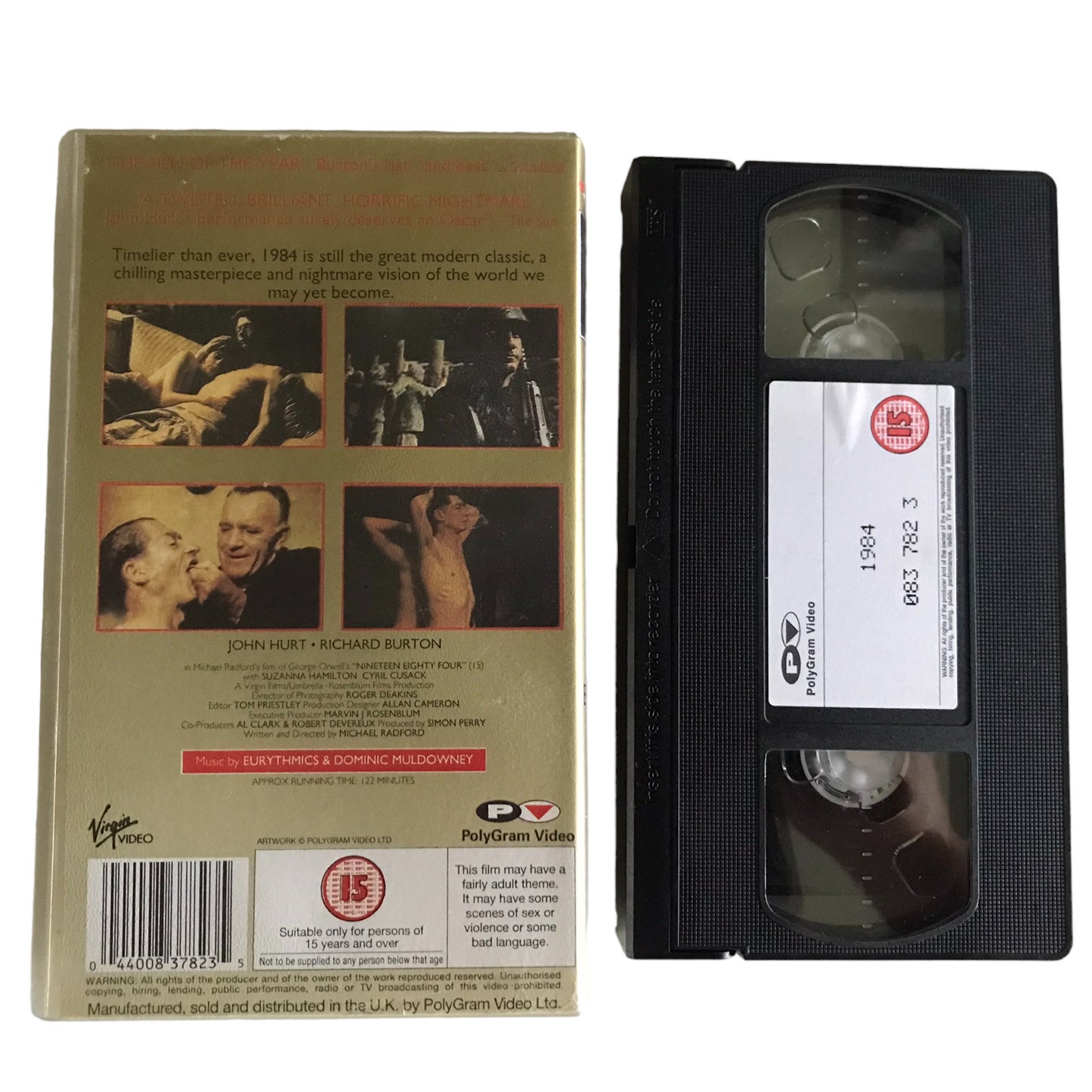 1984 - John Hurt - PolyGram Video - Horror - Pal - VHS-