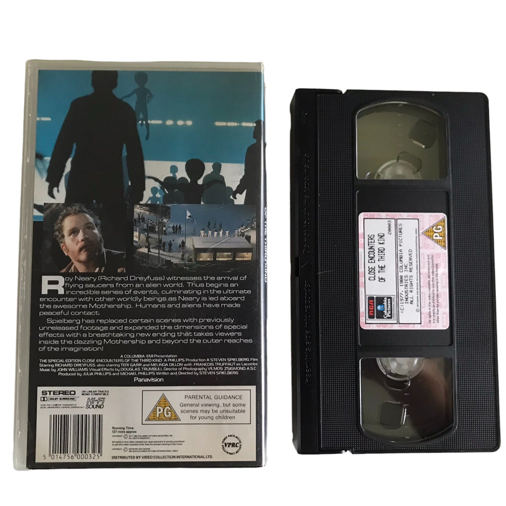 Close Encounters Of The Third Kind - Richard Dreyfuss - Columbia Picture - Horror - Pal - VHS-