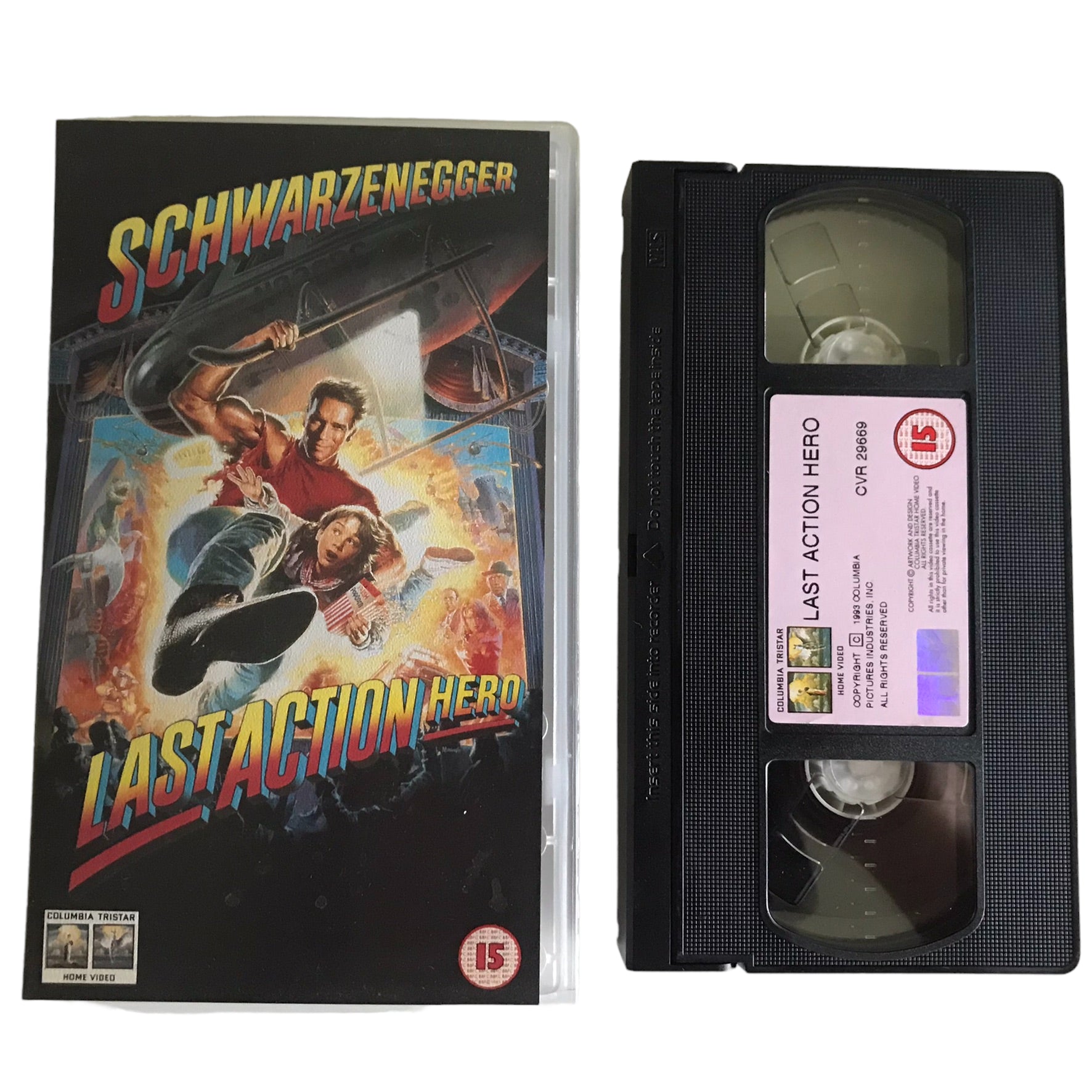 Last Action Hero - Arnold Schwarzenegger - Sony Music - Action - Pal - VHS-