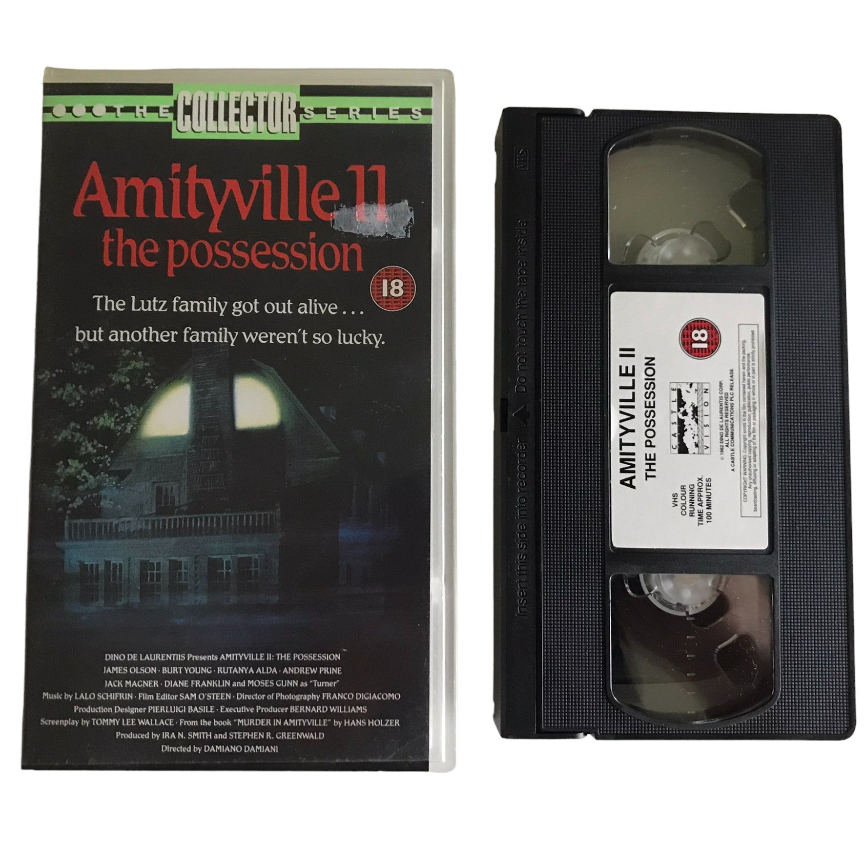 Amityville 2 - The Possession - James Olson - Castle Vision - Horror - Pal - VHS-
