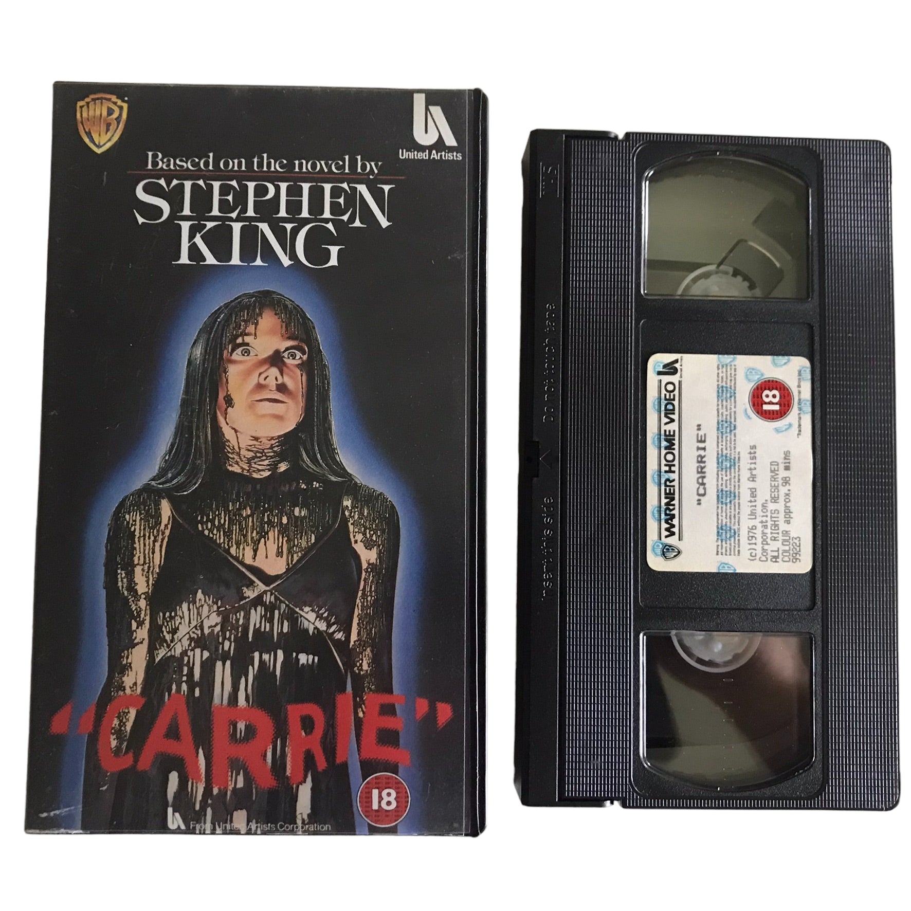 Carrie - Chloe Grace Moretz - Warner Home Video - Horror - Pal - VHS-