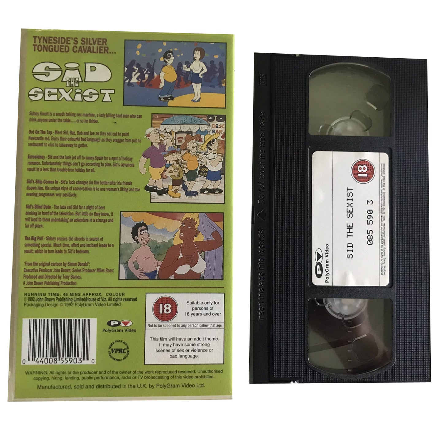 Sid The Sexist - PolyGram Video - 855903 - Kids - Pal - VHS-