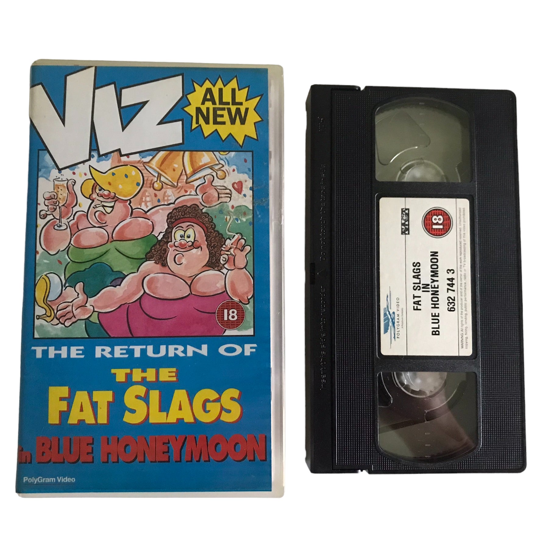 Fat Slags In Blue Honeymoon - PolyGram Video - 6327443 - Kids - Pal - VHS-