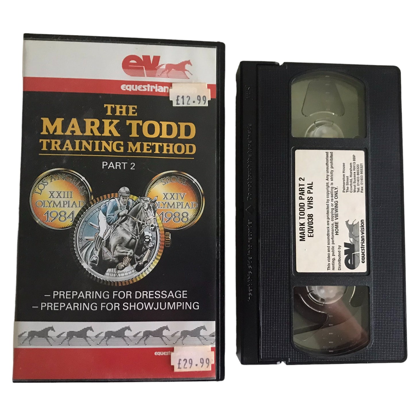 The Mark Todd Training Method Part - 2 - Equestrian Vision - Action - Pal - VHS-