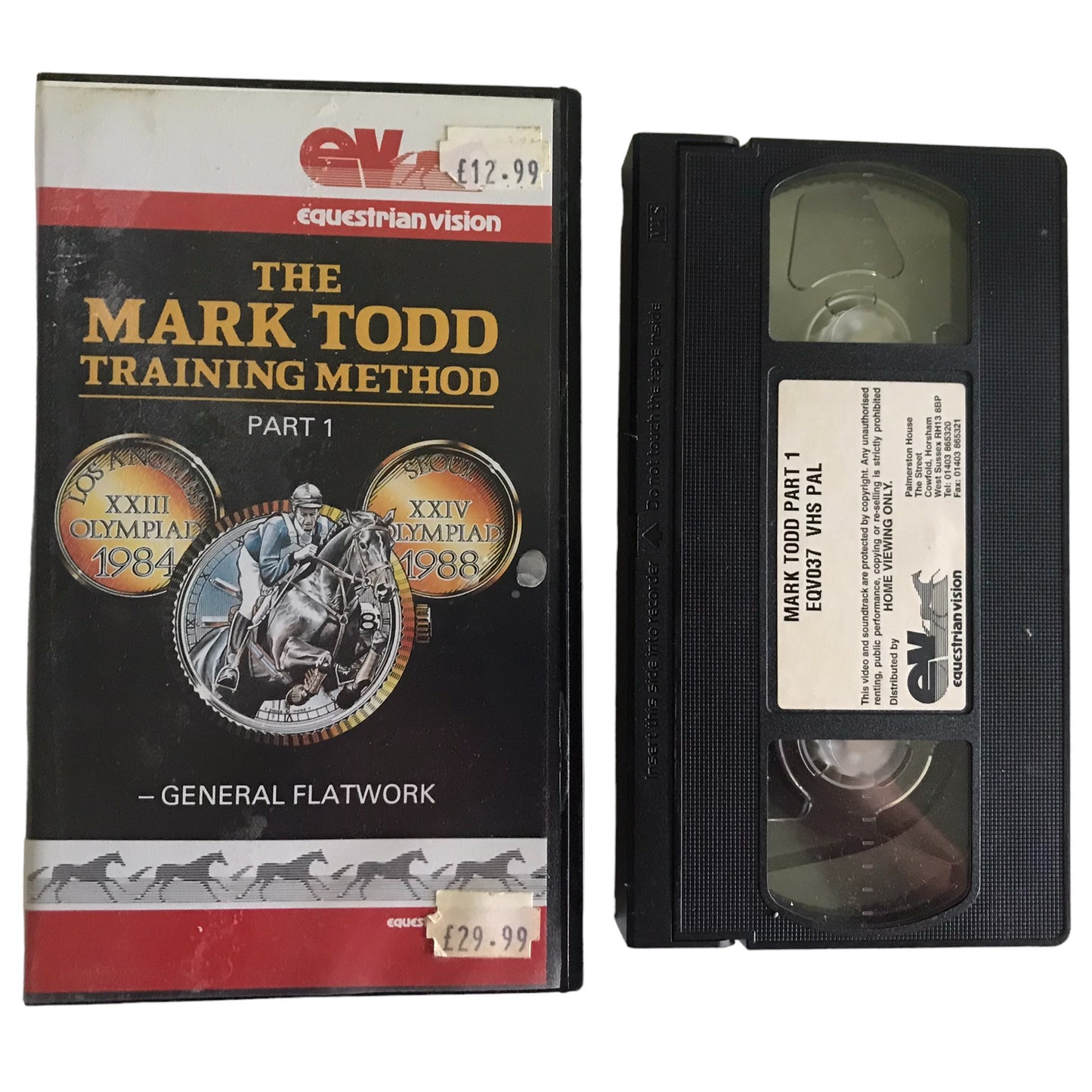 The Mark Todd Training Method Part - 1 - Equestrian Vision - Action - Pal - VHS-