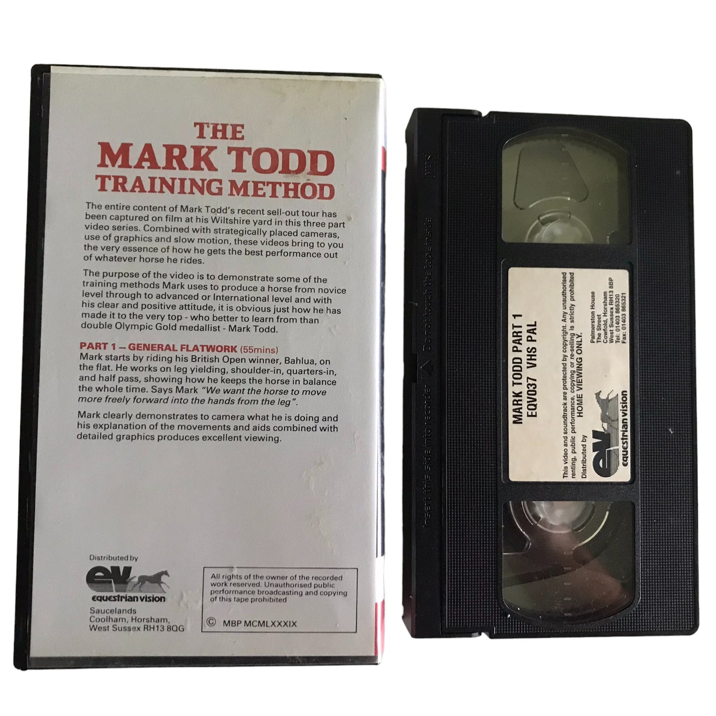 The Mark Todd Training Method Part - 1 - Equestrian Vision - Action - Pal - VHS-