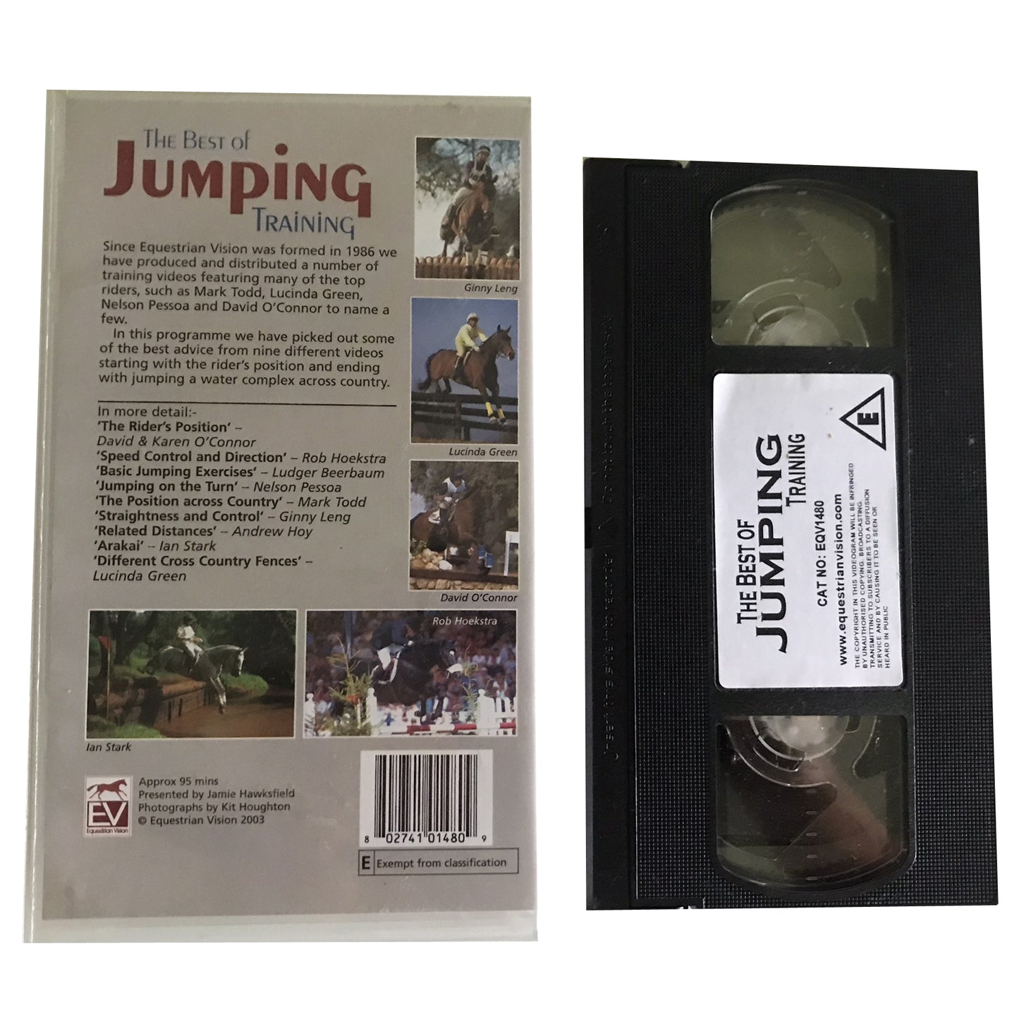 The Best Of Jumping Training - Equestrian Vision - Action - Pal - VHS-