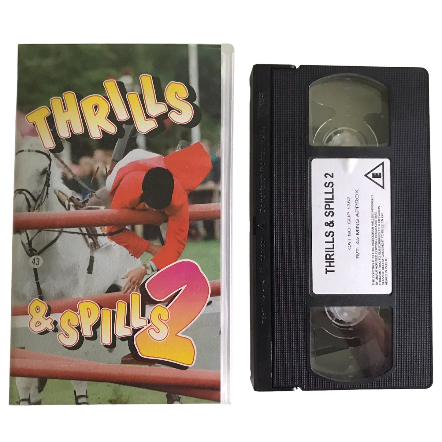 Thrills & Spills 2 - Equestrian Vision - Action - Pal - VHS-