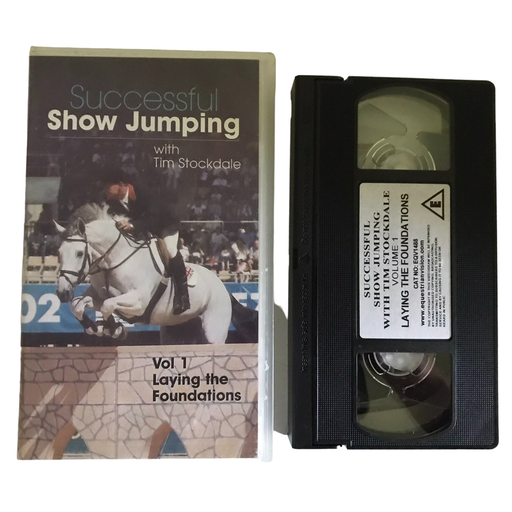 Successful Show Jumpimg With Tim Stockdale Volume 1 - Equestrian Vision - Action - Pal - VHS-