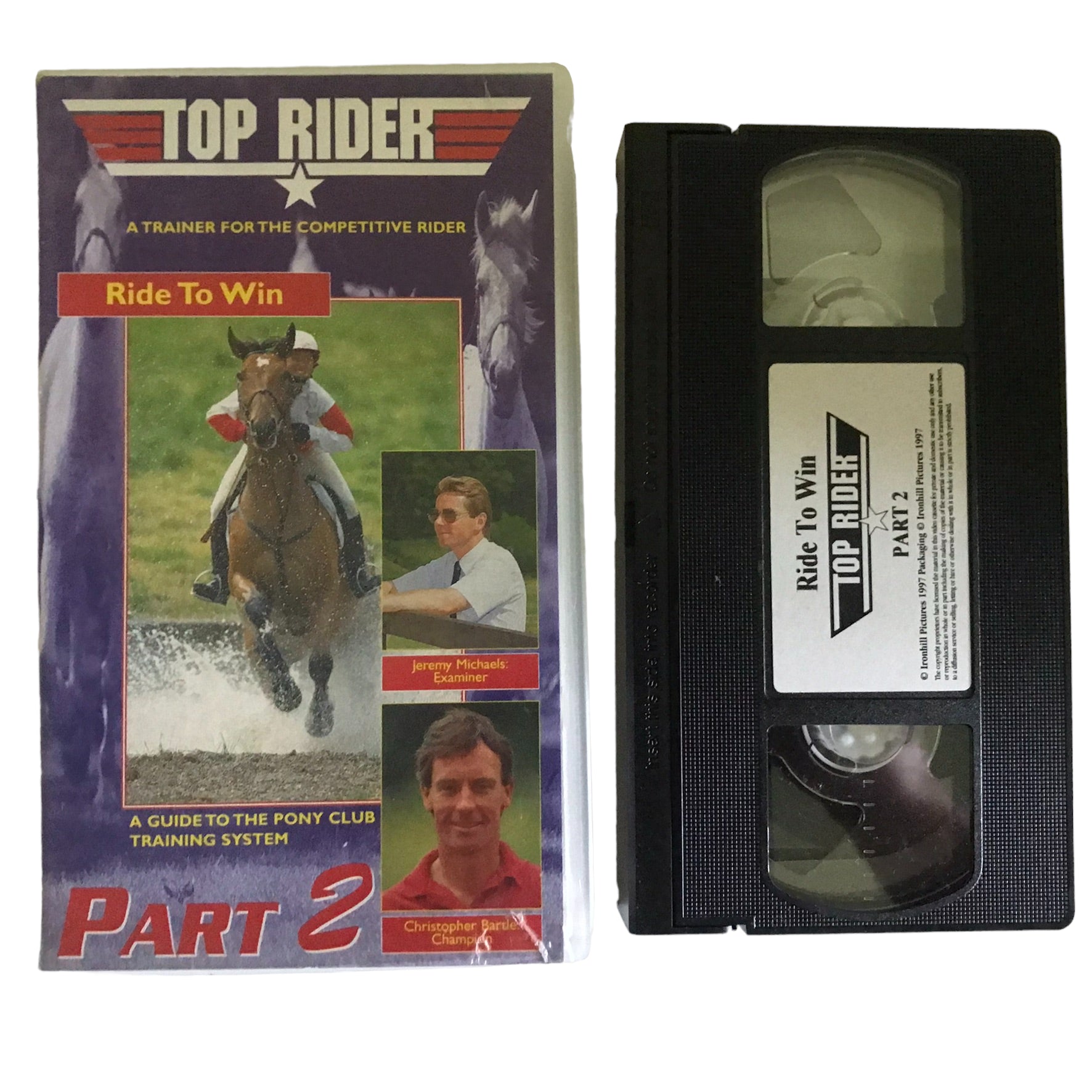 Top Rider - Ride To Win - Part 2 - Ironhill Pictures - Action - Pal - VHS-