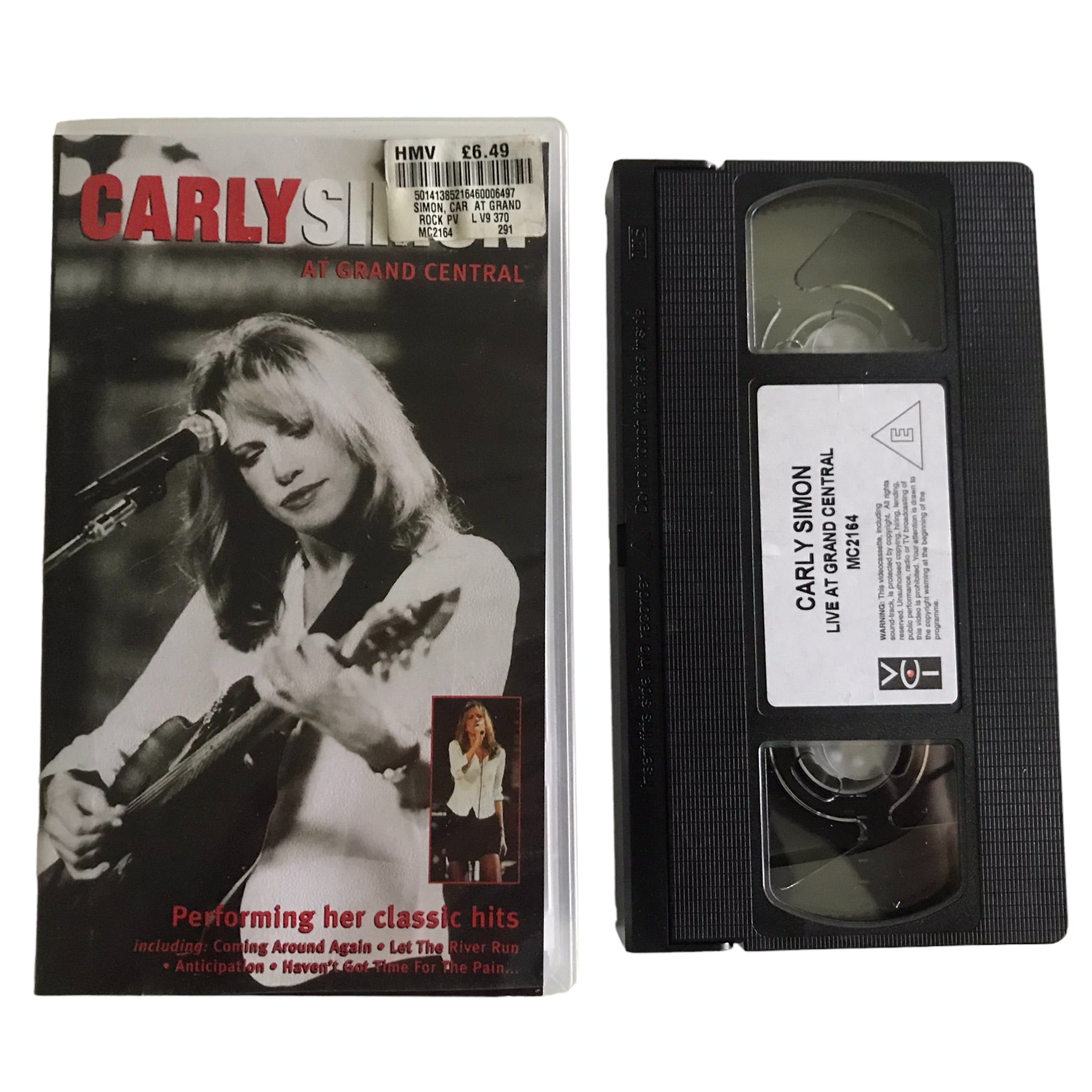 Carly Simon - Live At Grand Central - VCI - Music - Pal - VHS-