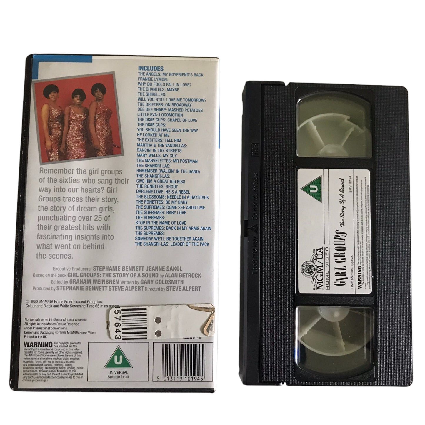 Girls Groups - The Story Of A Sound - MGM Home Video - Music - Pal - VHS-