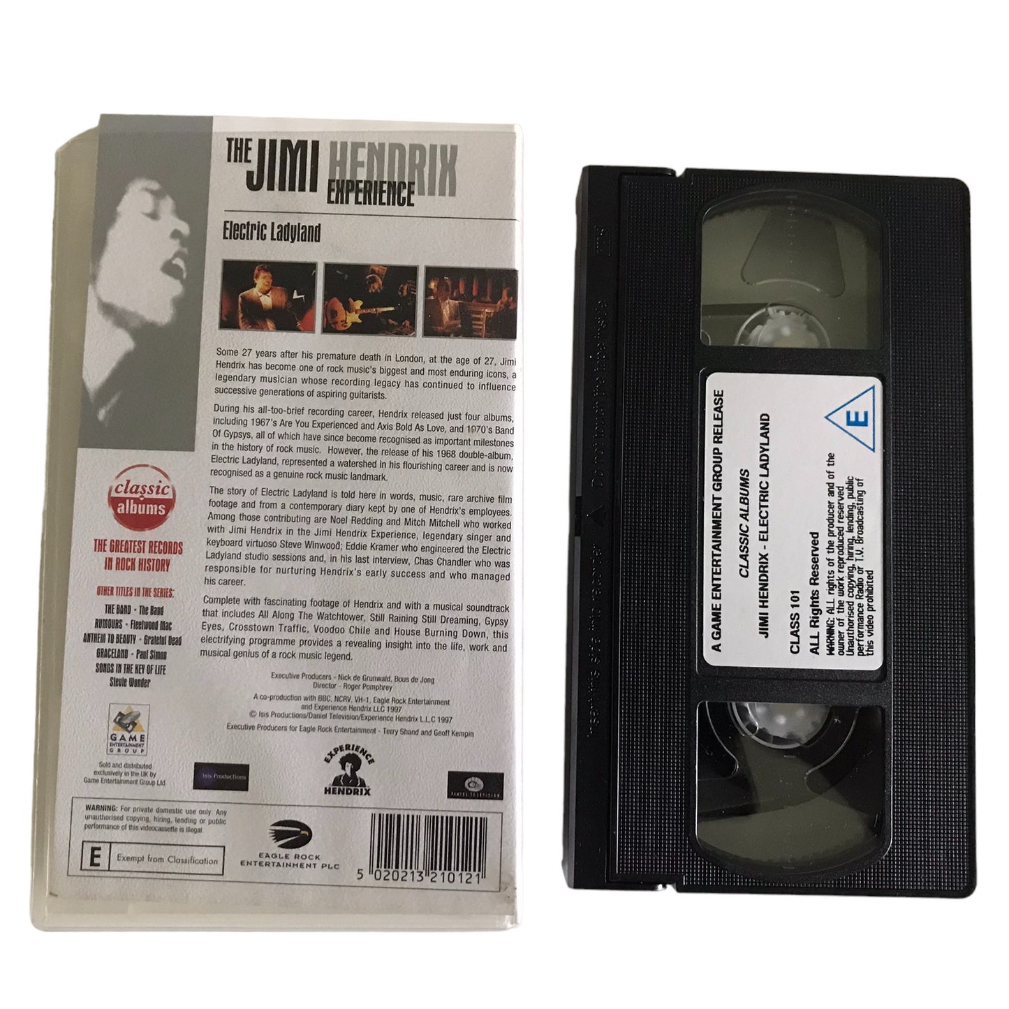 The Jimi Hendrix - Electric Ladyland - Game Entertainment Group - Music - Pal - VHS-