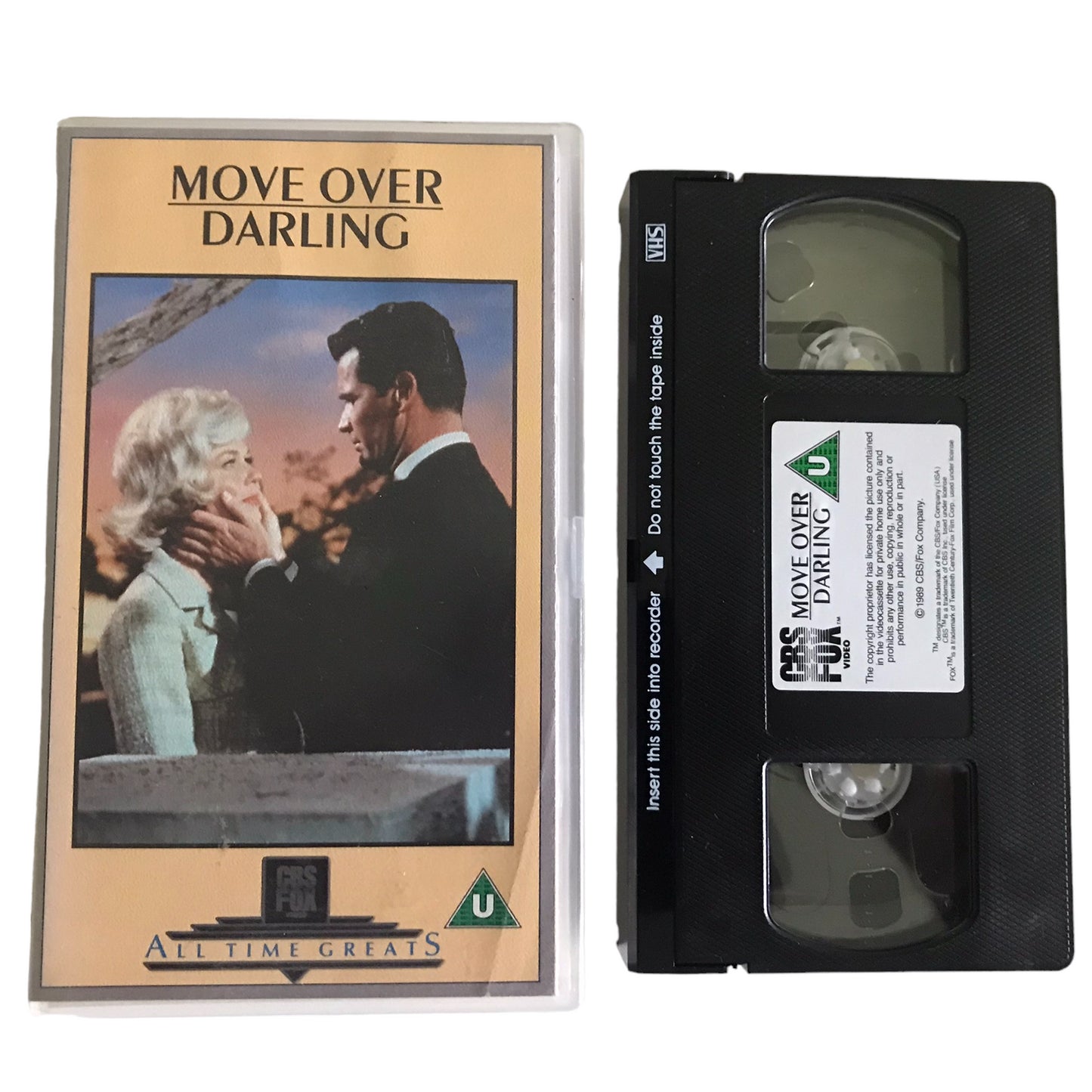 Move Over Darling - Doris Day - CBS Fox Video - Comedy - Pal - VHS-